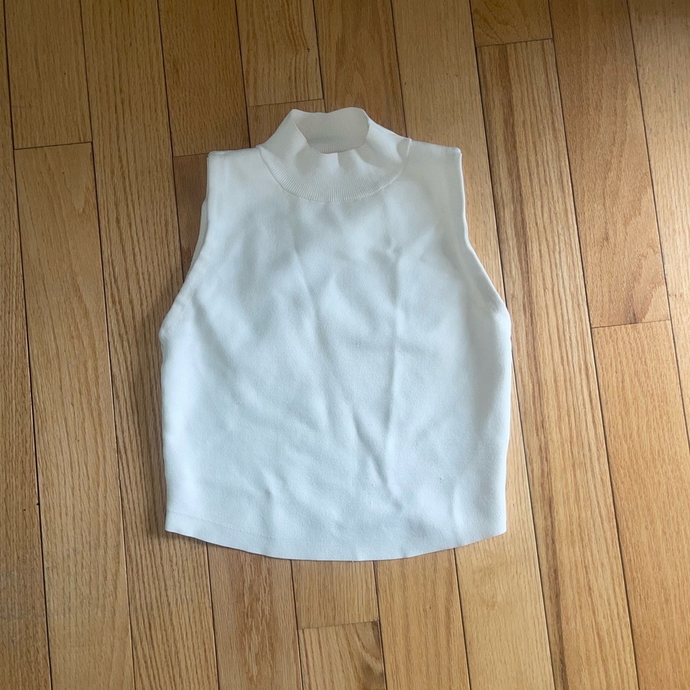 White Sleeveless Women's Top